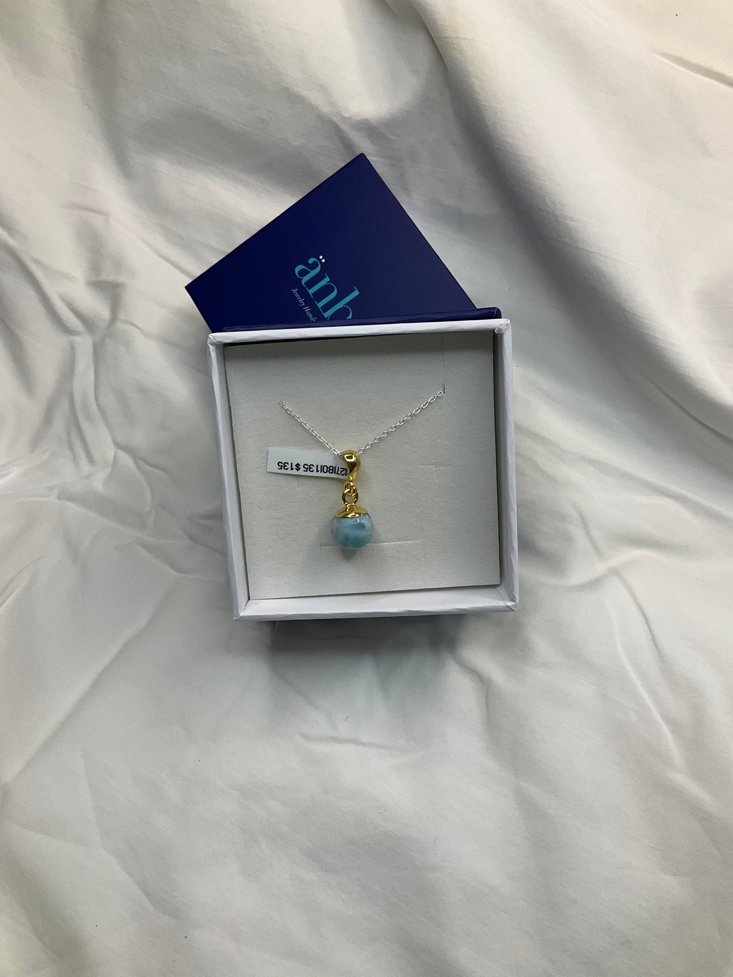 Sphere pendant necklace